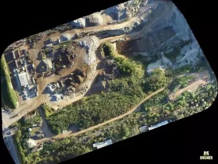 Relevé topographique : photogrammétrie, LiDAR : Drone