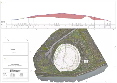 Relevé topographique : photogrammétrie, LiDAR : Drone