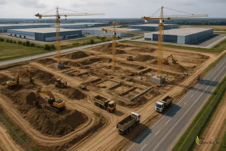 Suivi de chantier : Drone