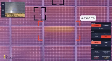 Thermographie : Drone