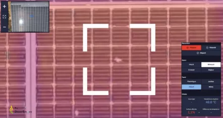 Thermographie : Drone