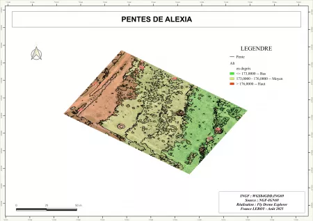 Relevé topographique : photogrammétrie, LiDAR : Drone