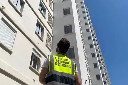 Suivi de chantier : Drone