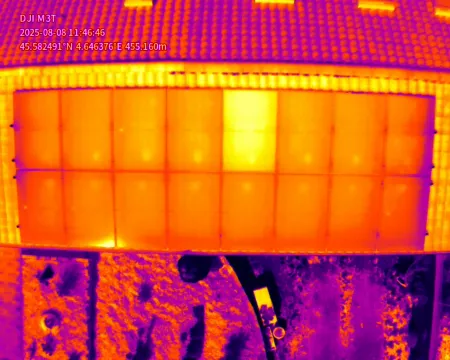 Thermographie : Drone