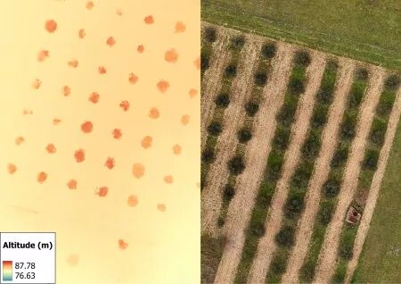 Relev&eacute; topographique : photogramm&eacute;trie, LiDAR : Drone