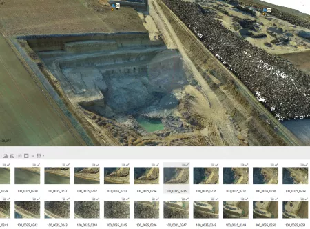 Relev&eacute; topographique : photogramm&eacute;trie, LiDAR : Drone