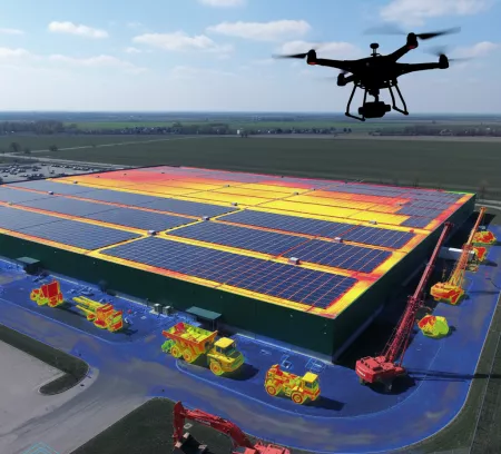 Thermographie : Drone