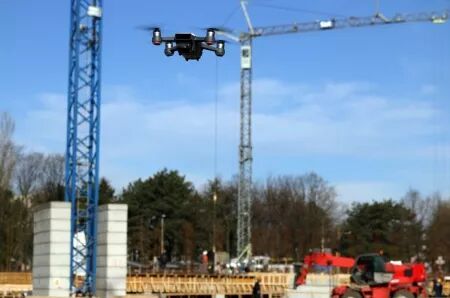 Suivi de chantier : Drone