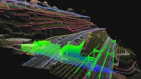 Relevé topographique : photogrammétrie, LiDAR : Drone