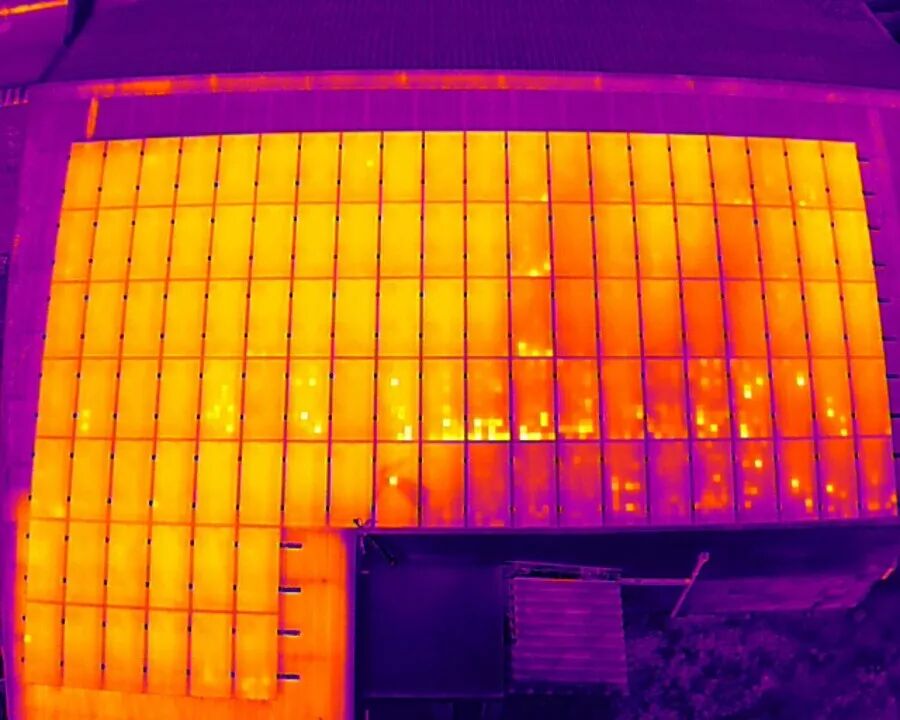 Thermographie : Drone