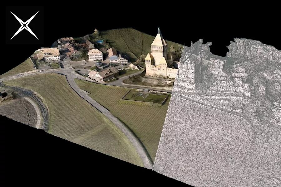 Relev&eacute; topographique : photogramm&eacute;trie, LiDAR : Drone