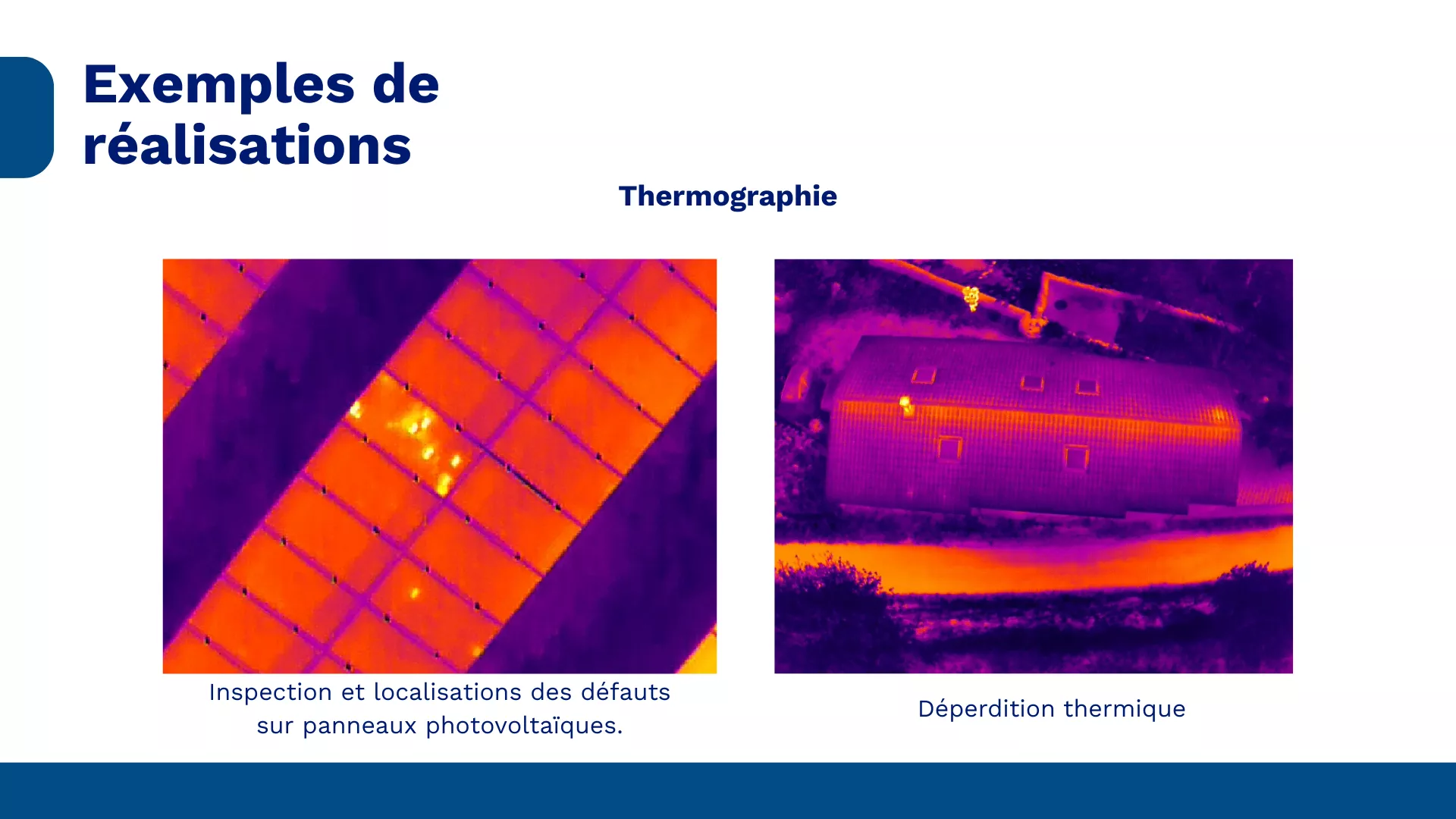 Thermographie : Drone